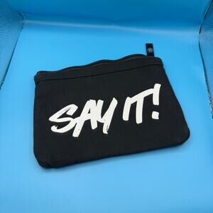 $5/25 BH Cosmetics Say It! Cosmetic Makeup Bag